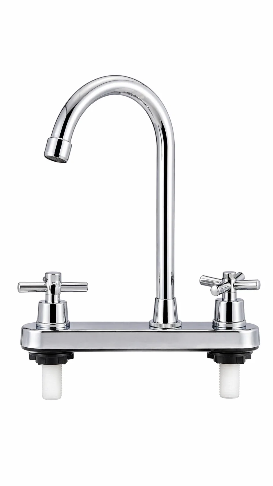 Llave p/lavaplatos doble fijo unifer